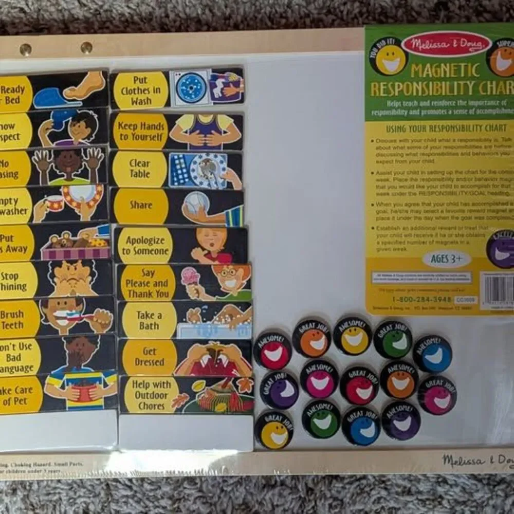 Melissa & Doug Magnetic Responsibility Chart